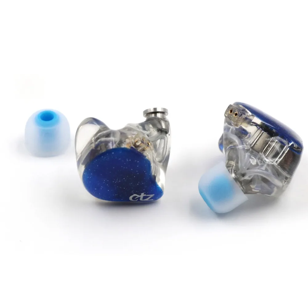 Сбалансированные наушники вкладыши CTZ 12BA Hi Fi монитор IEM со съемным 2 контактным