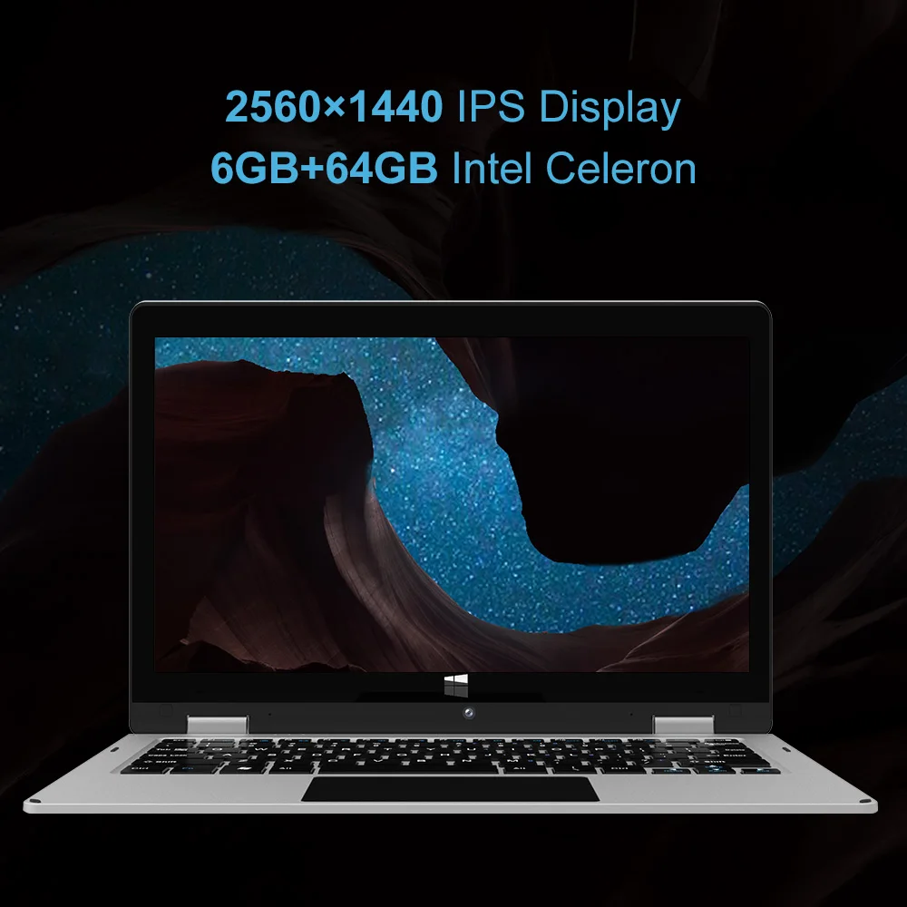 XIDU 12 5 дюймов 2560x1440 планшет &quotчетырехъядерный мини ноутбуки Windows 10 ноутбук 6 ГБ ОЗУ