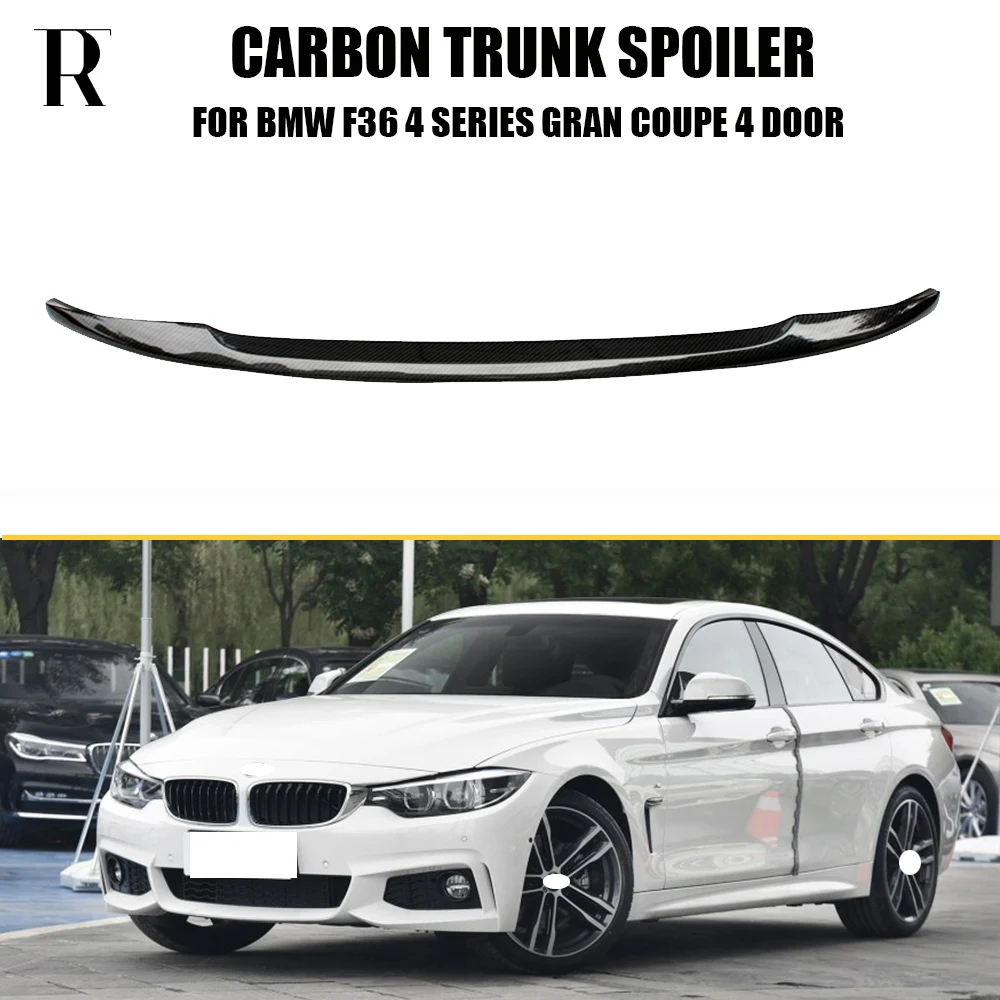 F36 Gran Coupe спойлер заднего багажника из углеродного волокна для BMW 420i 428i 435i 418d 420d 430d