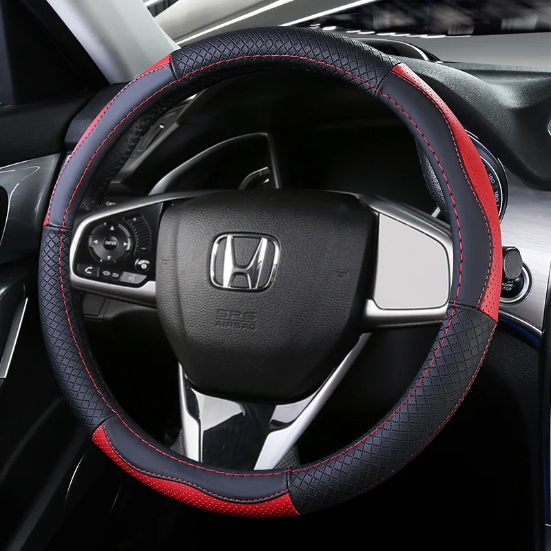 Верхние кожаные чехлы на руль для Honda Passport Pilot Vezel автомобиля с. | Автомобили и