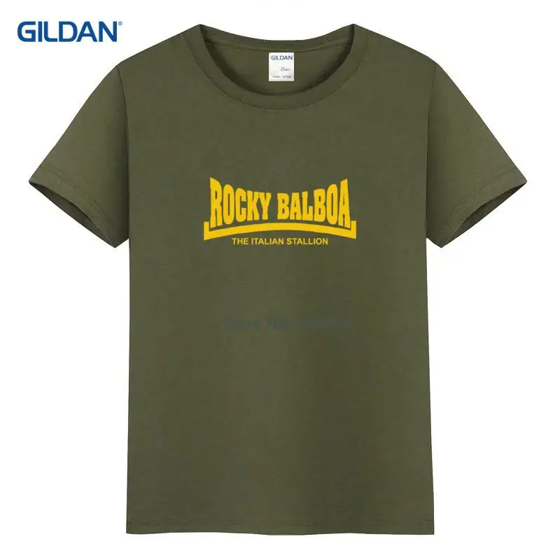 Рокки Бальбоа знаменитого фильма плакат 2017 ООН Футболка хоп col круглый хлопок