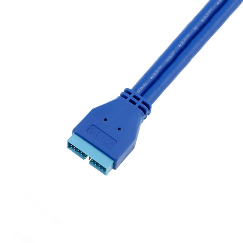 ULT-BEST 50 см USB 3.0 20pin материнская плата 20 pin штырь-штырь м/м разъем адаптера кабеля