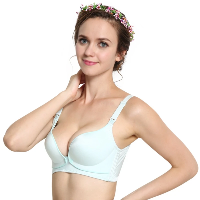 Бесшовный Бюстгальтер для кормления грудью без проволоки Пижама беременных