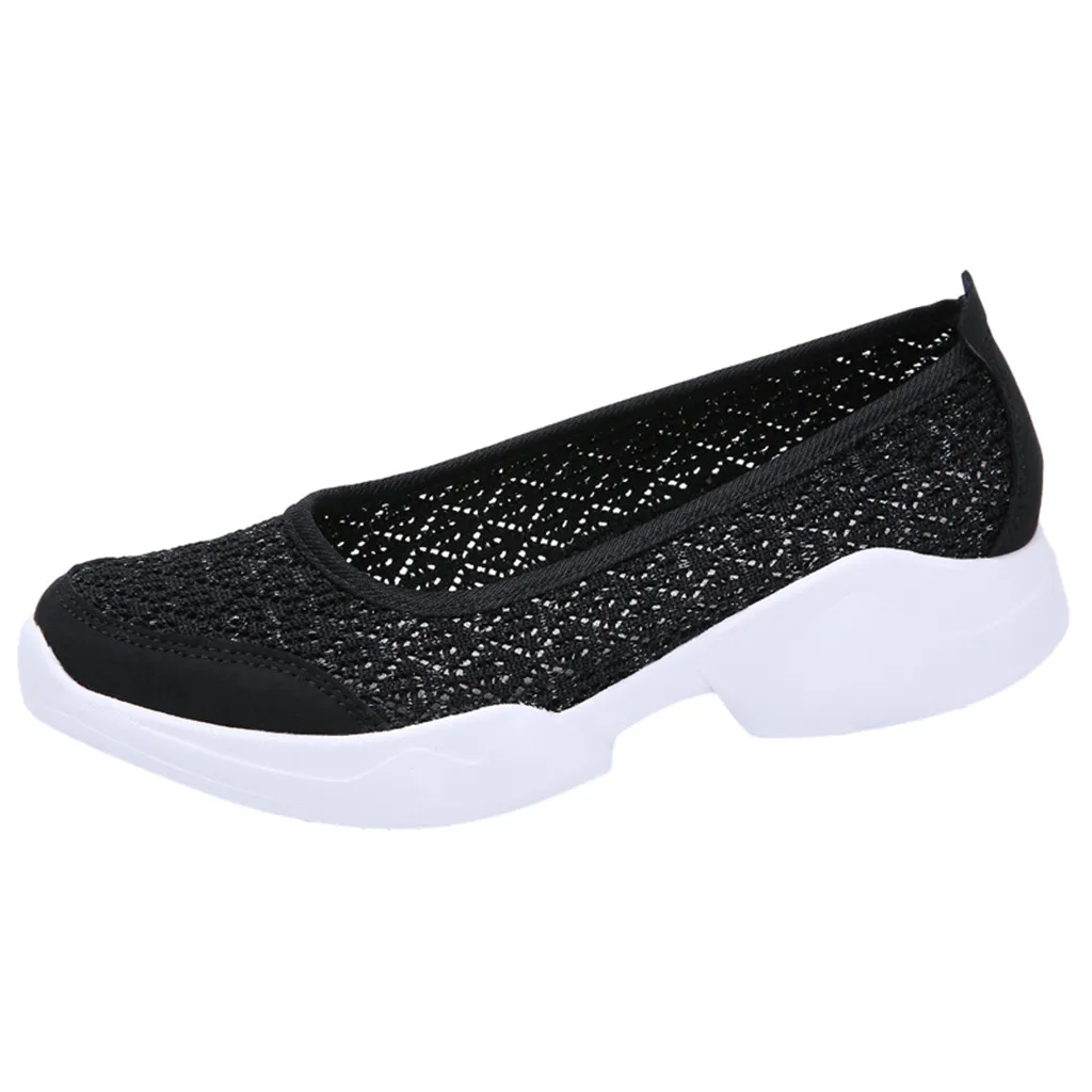 YOUYEDIAN/женские кроссовки из сетчатого материала дышащие на платформе женская