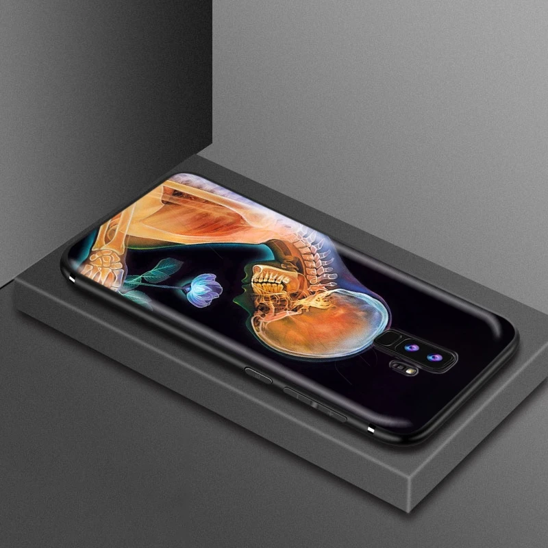 Медицинский чехол для мозга человеческих органов Samsung Galaxy S20 S10 S9 S8 S7 S6 Plus Note 9 8 M30 M20