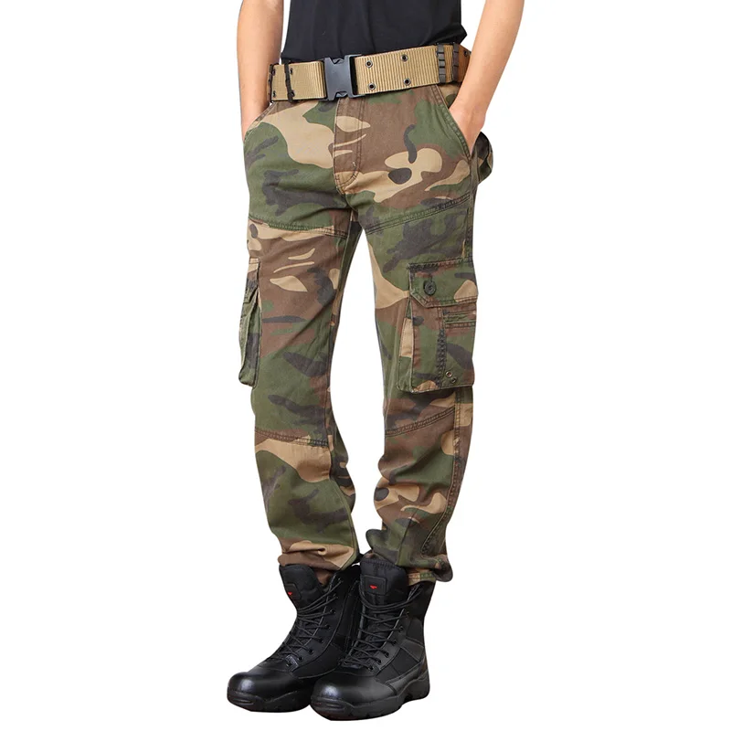 LILL | Военные тактические брюки из чистого хлопка 2017 весенние мужские в армейском