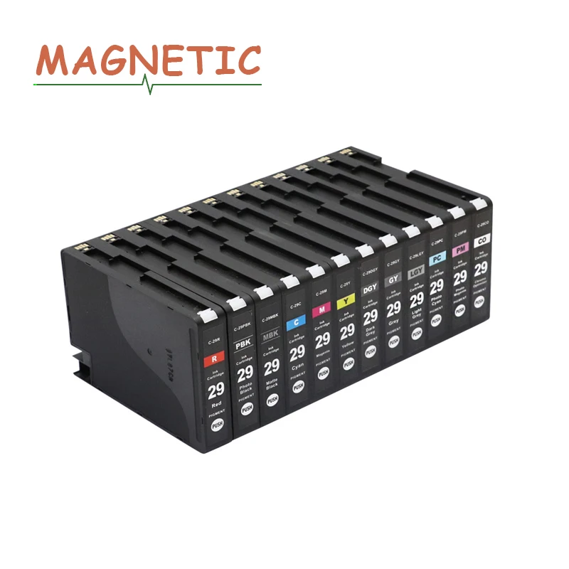 PGI29 PGI 29 чернильный картридж 12 цветов для принтера Canon PIXMA PRO 1 пигментные чернила с
