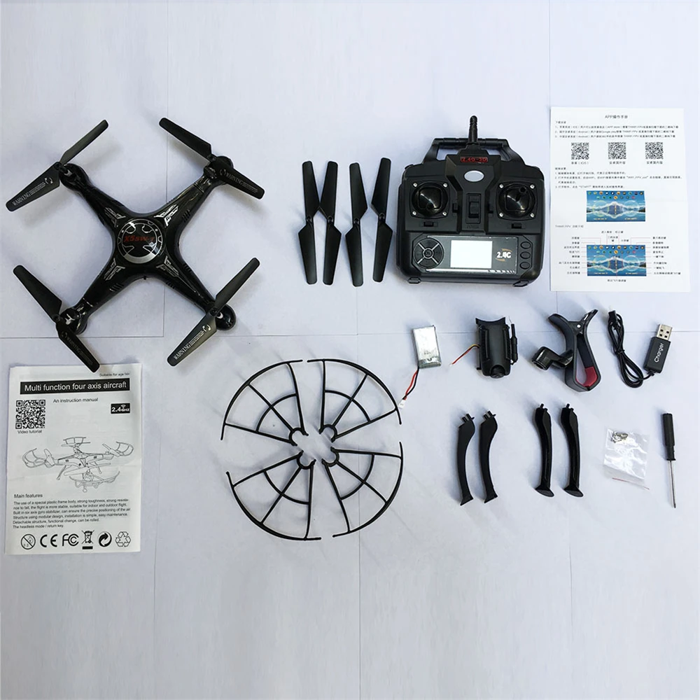 Lensoul FPV Дрон 3.0mp WiFi HD камера в реальном времени видео RC Квадрокоптер 2 4 ГГц 6 осевой