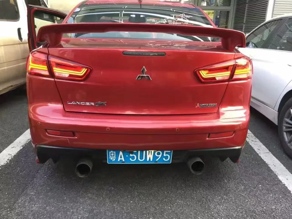 Автомобильный Стайлинг для Mitsubishi Lancer задний светильник s светодиодный 2008~ автомобильные аксессуары Lancer лампа Eclipse, verada, Triton, Lancer задний светильник