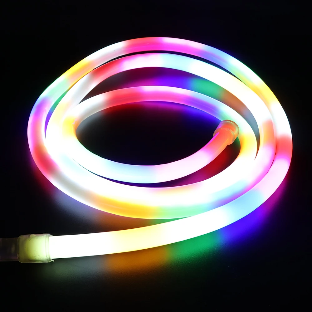 2835 неоновый светильник 220 В RGB светодиодный неоновая полоса освещения 120