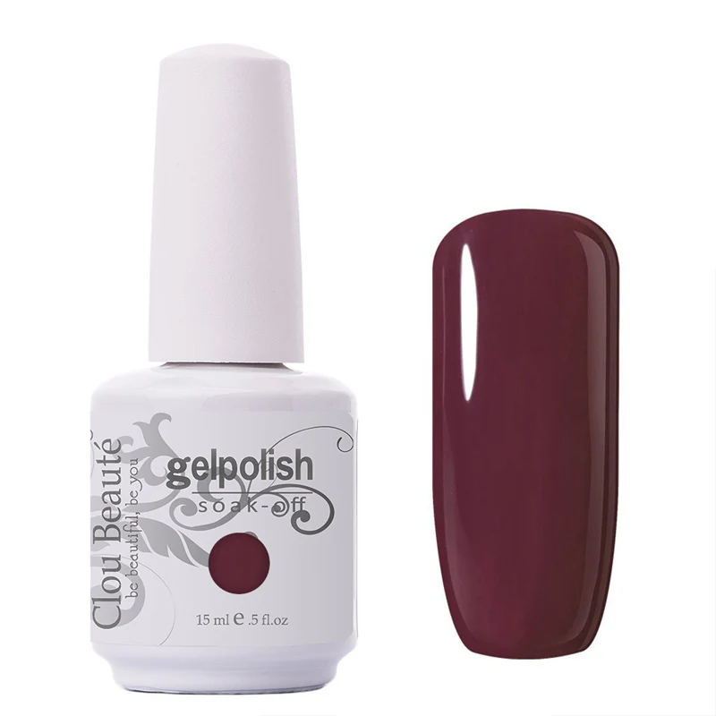 BIZCBB1544 Долговечный Clou Beaute 1 Цвет УФ-гель лак для ногтей Гель-лак Soak Off Top и основа под лак Гель-лак для ногтей гель-лак - Цвет: BIZCBB1544