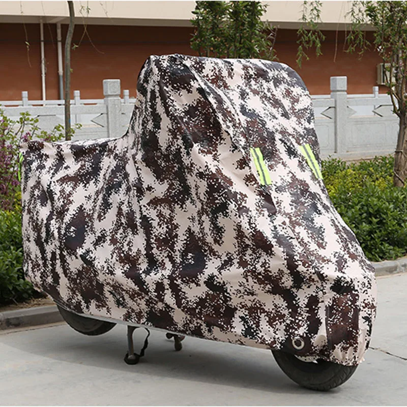 Мотоциклетная одежда защита от дождя и снега камуфляжная многоцветная Длина