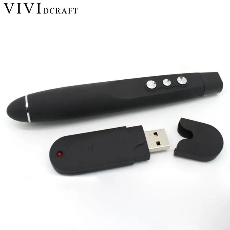 Vividcraft Черный Многофункциональный Беспроводной проекции ручка электронный