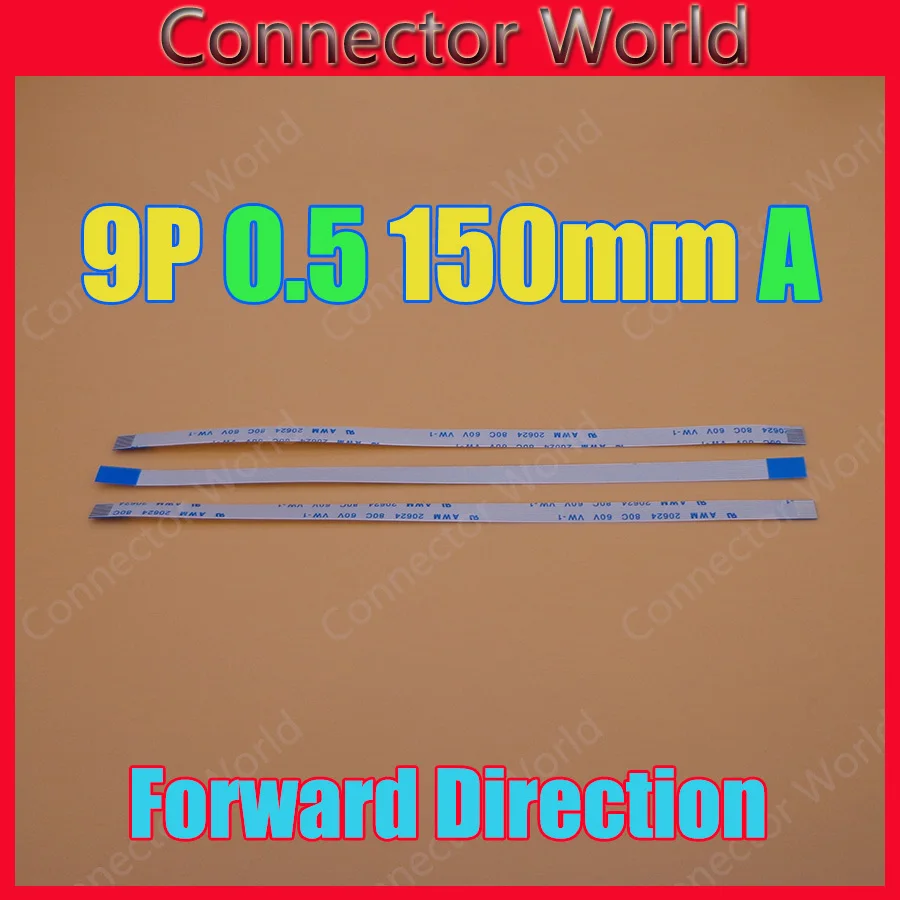 2-500 шт./лот плоский гибкий кабель FFC FPC 9 pin 0 5 pitch 15 см 150 мм контактов 20624 AWM 80C 60 в