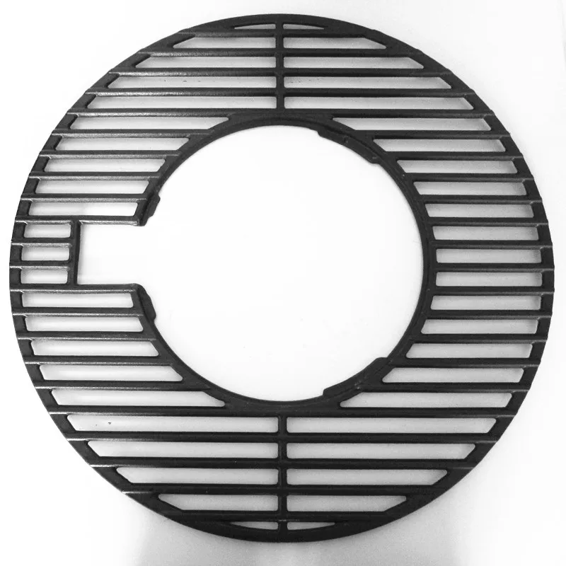 Гриль для приготовления пищи в яме чугунная черная матовая фарфоровая