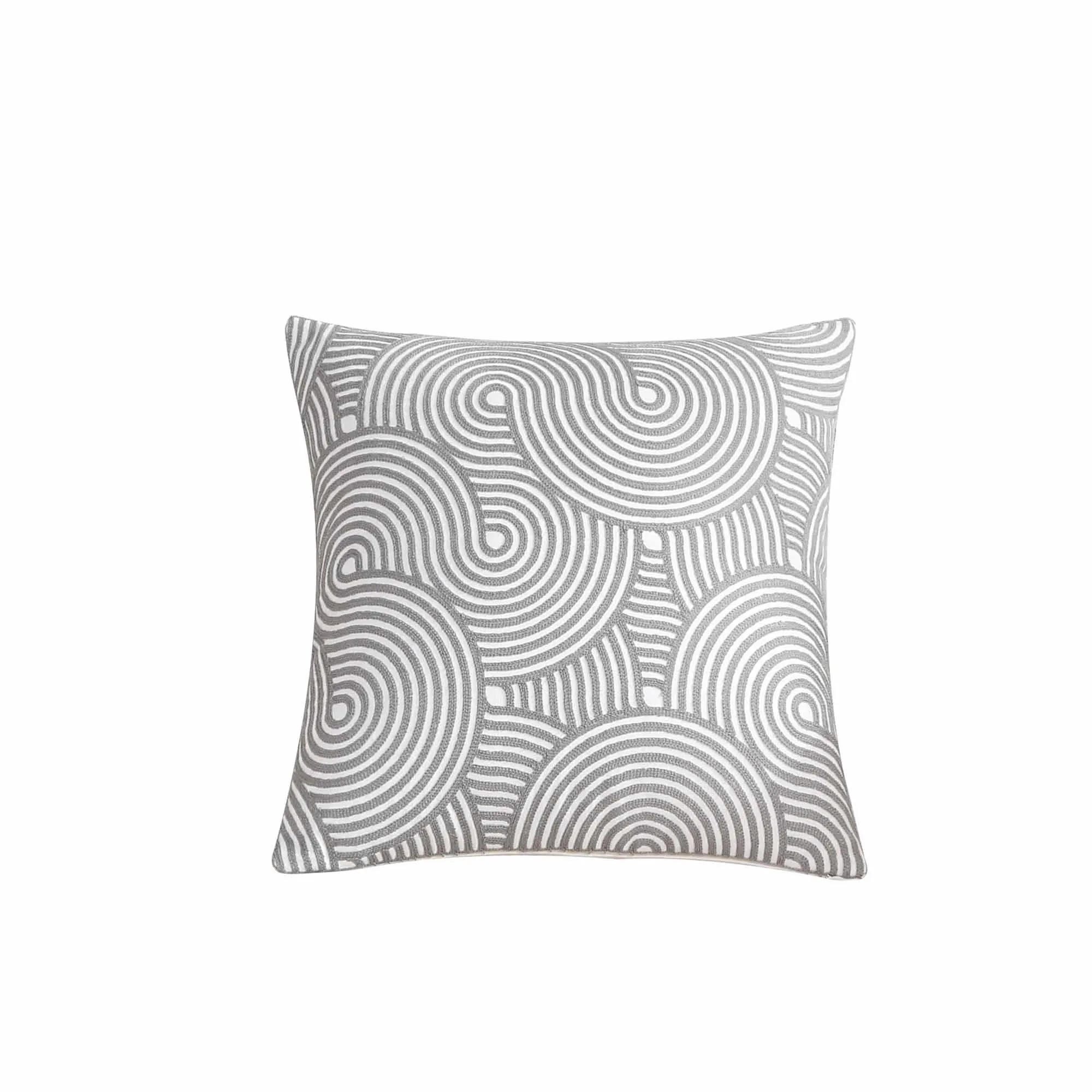 Gray-5 Nordic Стиль толстый чехол для подушки, модное серое платье вышивка геометрические наволочка 45 см* 45 см Офис чехол для подушки, подушки - Цвет: Gray-5