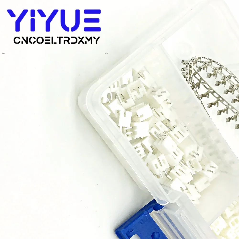 200 шт./50 комплектов PH2.0 2pin 2,0 мм Шаг Terminal Kit/Корпус/штыревой разъем JST разъем разъемы проводов адаптера переменного тока комплекты ph