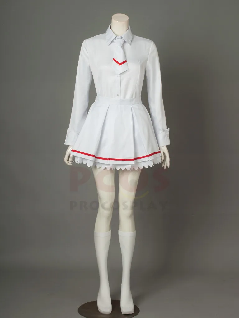 Cardcaptor Sakura прозрачная карта Сакура КИНОМОТО униформа косплей костюм mp003941|Костюмы