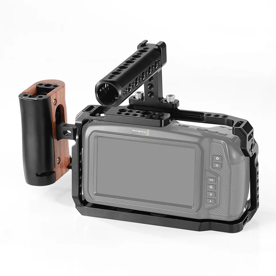 SmallRig BMPCC 4K камера клетка комплект для Blackmagic Дизайн Карманный кинотеатр камера 4K поставляется с клеткой+ верхняя ручка+ Боковая ручка