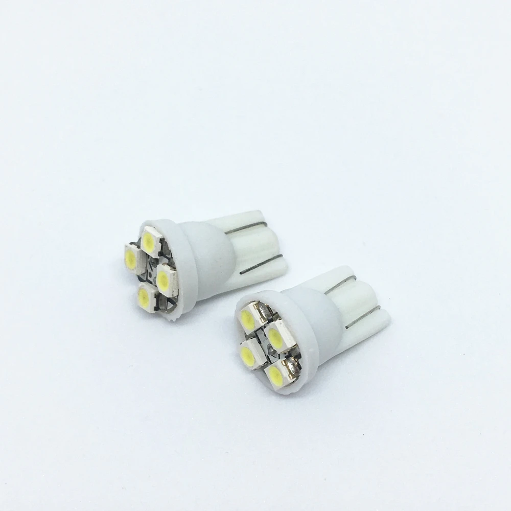 Автомобильный светодиодный габаритный фонарь T10 194 W5W 501 WY5W 1 COB LED клиновидный для