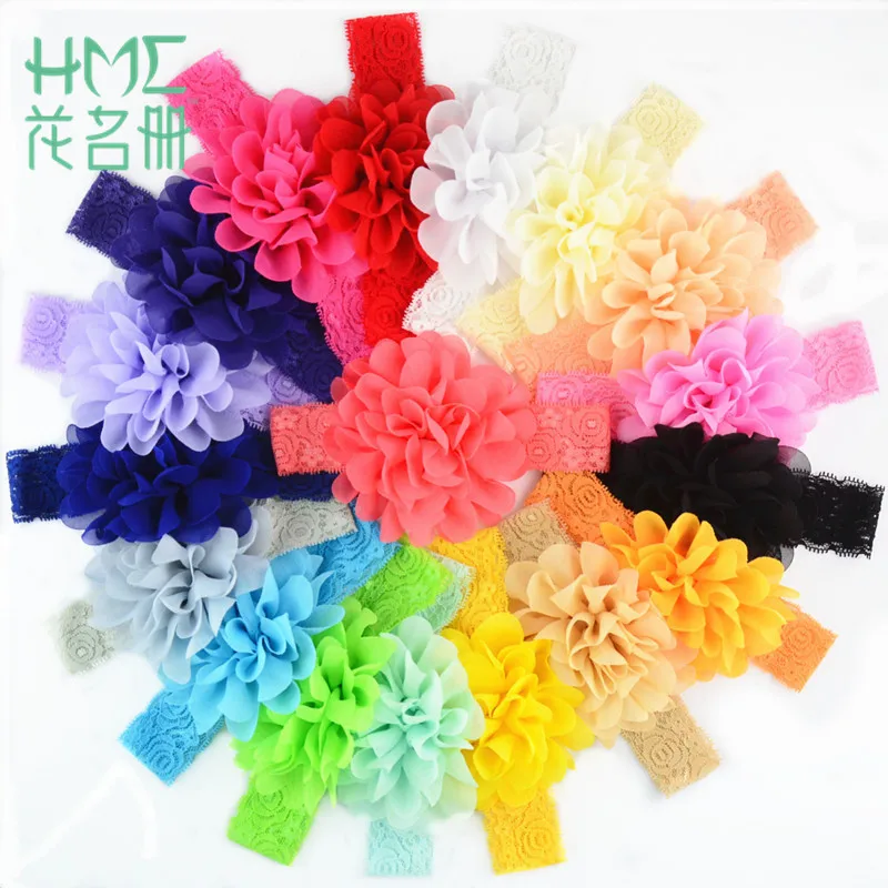 1 шт. детская эластичная лента для волос из шифона|Украшения волос| |