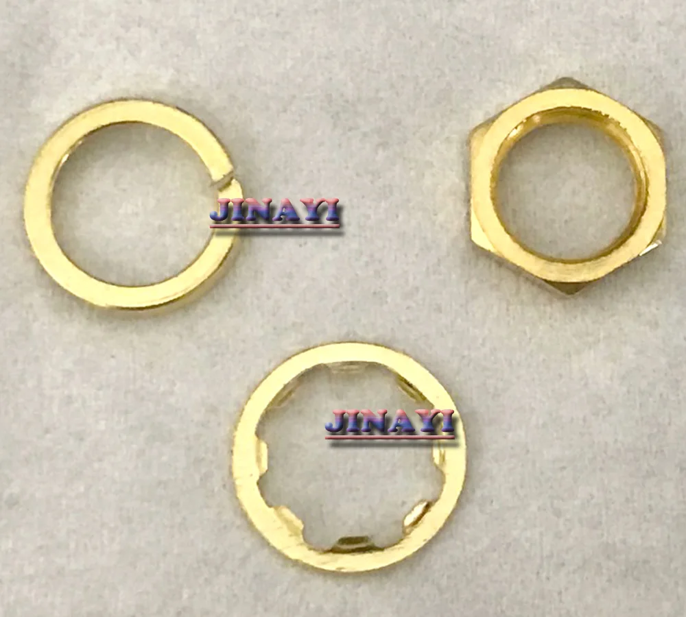 100 шт. позолоченные винтовые гайки коннектор с гайкой для SMA RP гнездовой