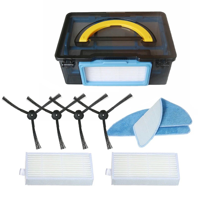 Пылезащитная коробка фильтр боковая щетка тряпичный Набор для Ilife V5 V5s Pro V5pro