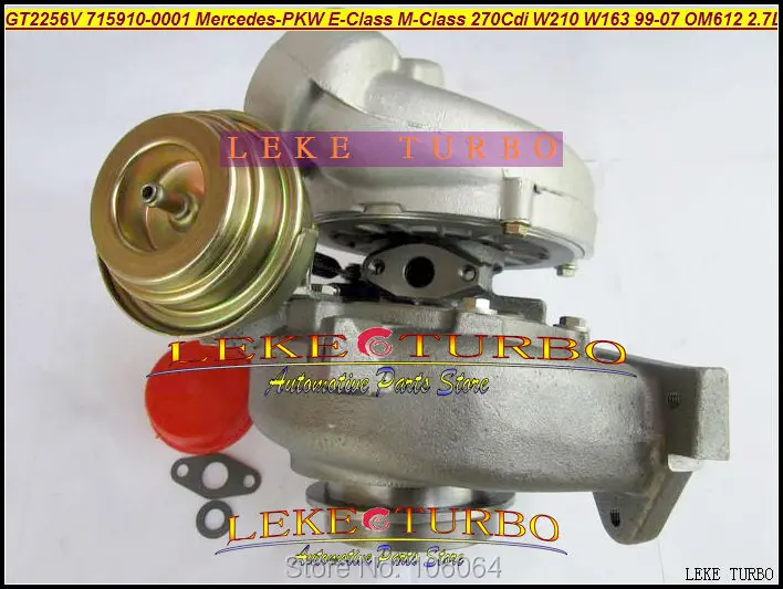 GT2256V 715910 5002S Турбокомпрессор Для Mercedes PKW E Class E270 CDI W210 M ML270 W163 99 07 OM612 2.7L