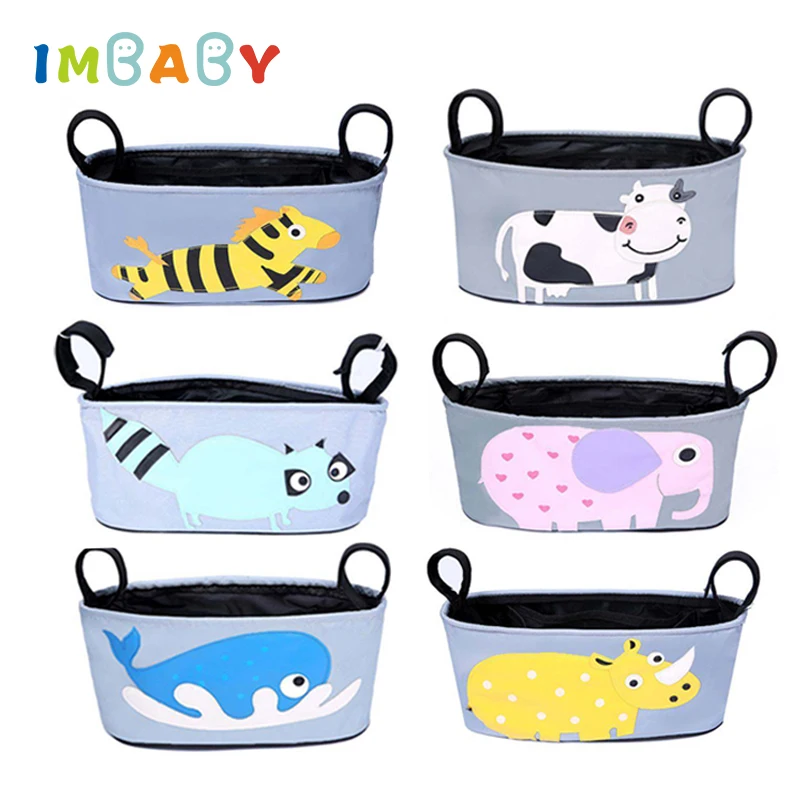 IMBABY Baby Stroller Storage Bag Stroller Accessories Convenient Mummy Nappy Bag For Carriage Pram Pushchair Bottle Diaper Bag