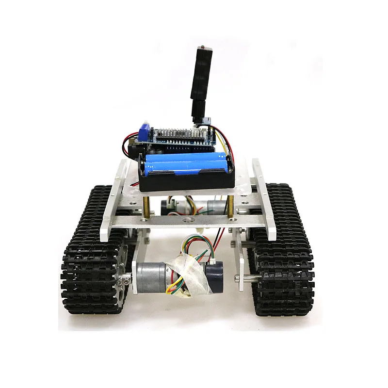 T100 ручка/Bluetooth/Wi-Fi RC управляемый робот-танк шасси автомобильный комплект для Arduino