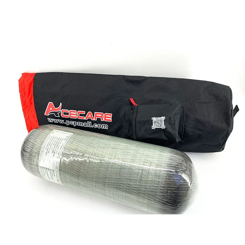 Günstig Ac1090 Airsoft Air Guns Gewehr Pcp Air Tank 9L Paintball Hpa Sauerstoff Zylinder 4500Psi Ce Scuba Tank Für Druckluft Gun 5 5