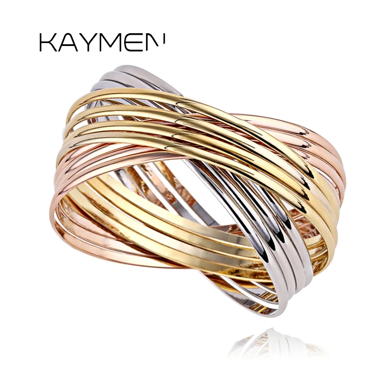 Уникальный дизайн часы из нержавеющей стали с круглым циферблатом 3 Цвета Braceelet 12