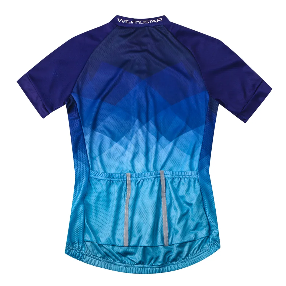 

Blue Weimostar Men Cycling Jersey Cycling Clothing Roupa Maillot Ciclismo MTB jersey youth mountain bike jersey short Sleeve Top