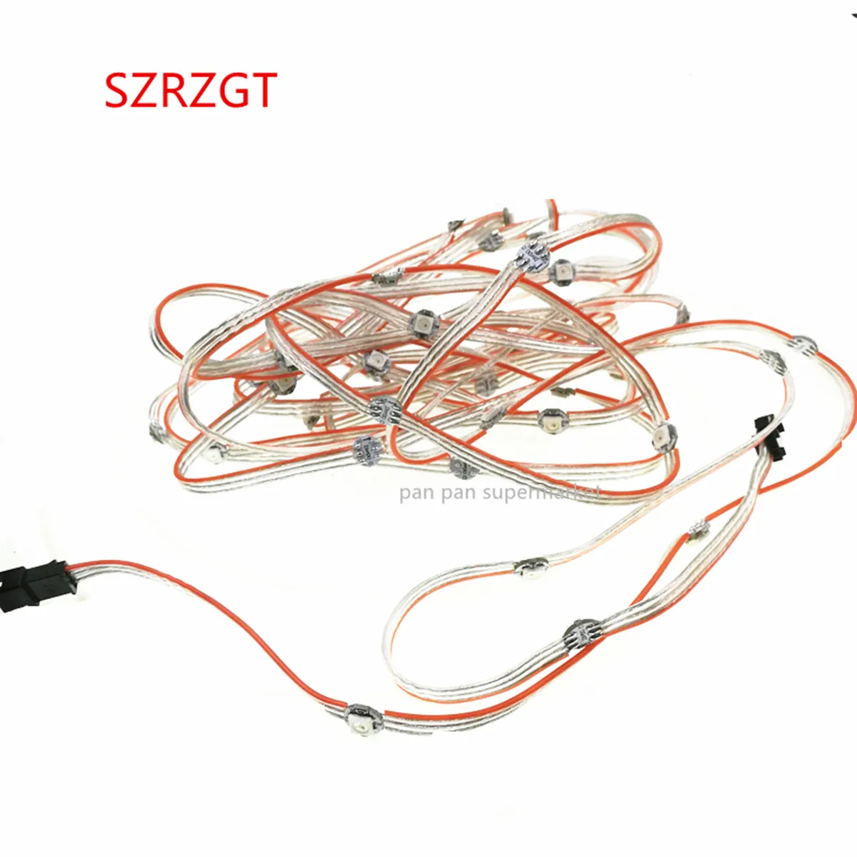 50-100PCS WS2812B LED Module String Panel Pre-soldered on Heatsink with 10CM Wire 5V WS2812 Built-in SMD5050 RGB Idividually | Лампы и
