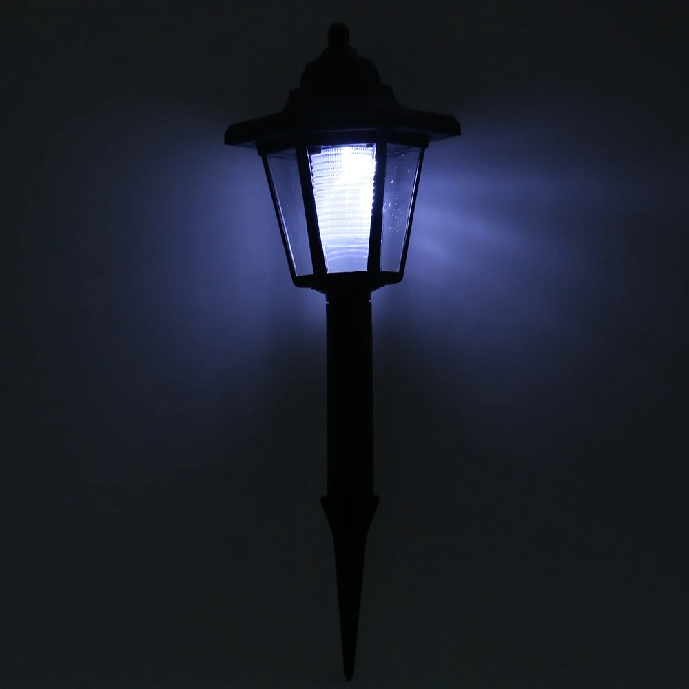 4 шт./лот на солнечных батареях лужайки лампы LED шестигранный путь света IP65