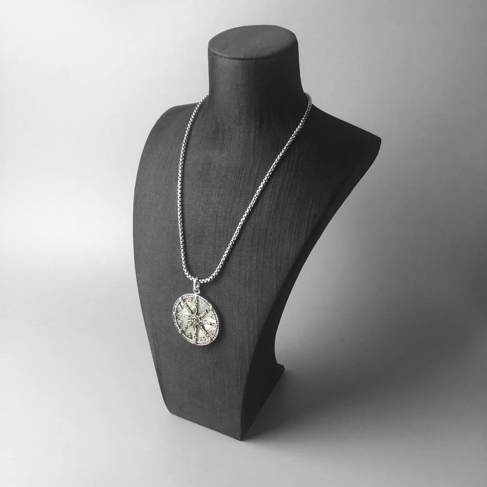 Кулоны из стерлингового серебра 2018 пробы с Кармой колесом новинка 925 модные