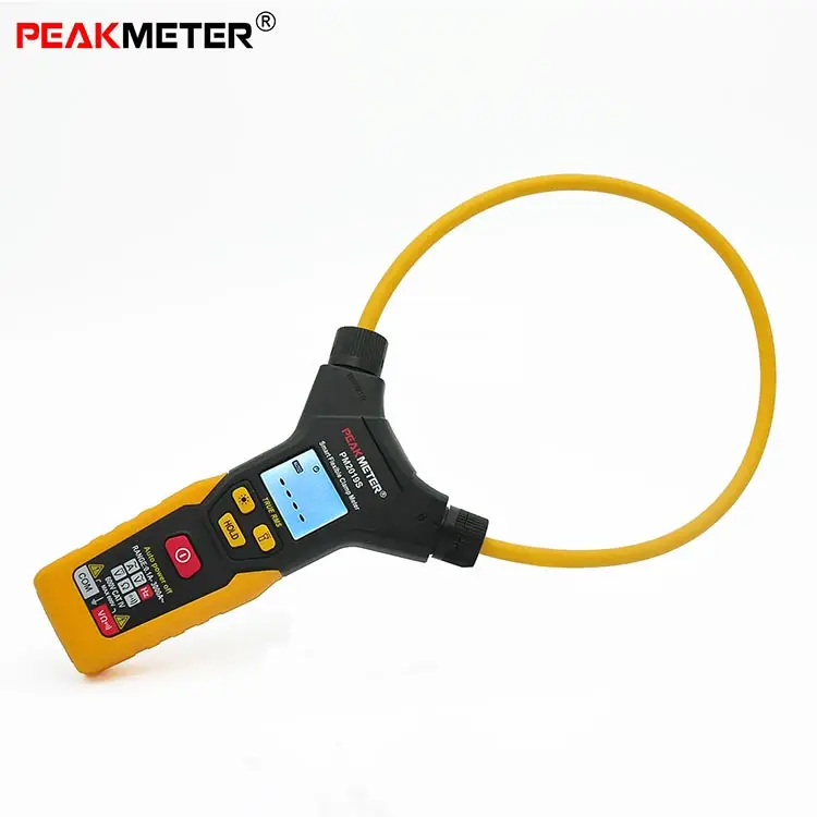 Официальный PEAKMETER PM2019S Smart AC цифровой гибкий клещи мультиметр портативный Напряжение Ток Сопротивление, частота