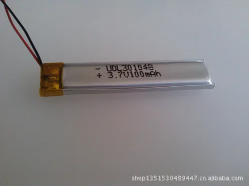 2 Шт. Питания Bluetooth Клавиатура Батареи 301048 031048 3.7 В литий полимерная батарея UDL