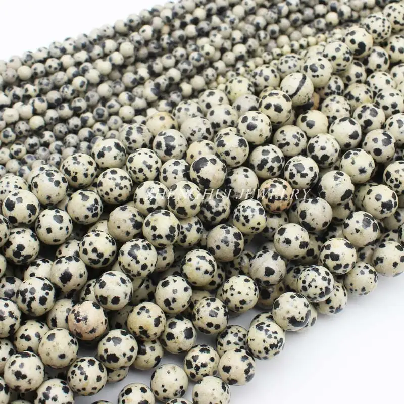 

Натуральные далматинские жаберы 4-12 мм, гладкие круглые свободные бусины 15 дюймов, изготовление ювелирных изделий своими руками!
