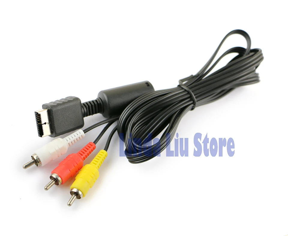 ChengChengDianWan высокое качество 1 8 м Аудио Видео AV кабель для PS2 патч корд PS3 10 шт./лот|cable