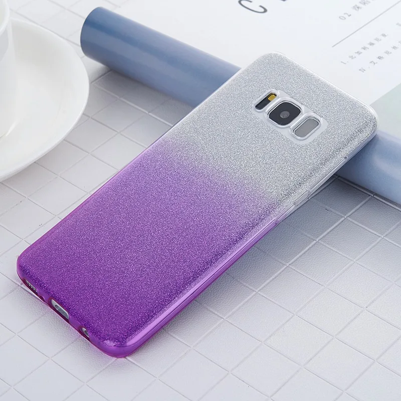 Glitter Case for Samsung Galaxy A3 A5 A7 2016 J3 J5 J7 2017 J2 Pro Prime A8 2018 S5 Neo S6 S7 edge S8 S9 Plus 2 In 1 Cover CAPA |