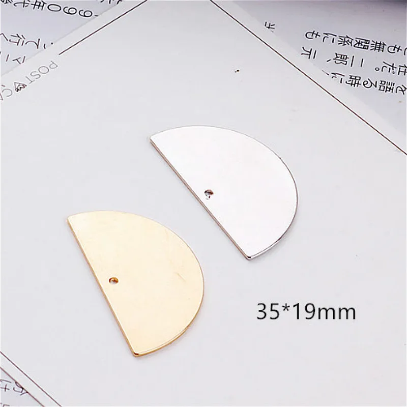 Медные серьги сделай сам 10 шт. ювелирные аксессуары полукруглые круглые с