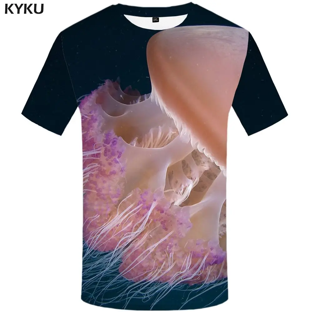 3d t shirt 08 KYKU Fish Мужская 3D футболка, хип-хоп футболка, рыбак, тропический принт, футболка, Забавные футболки, летние, Fishinger Animal, мужская одежда - Цвет: 3d t shirt 08