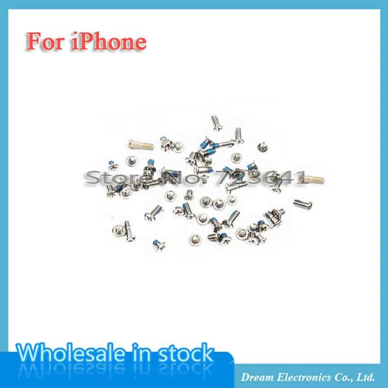 Полный комплект винтов для iPhone 6 6plus 6S 7 8 plus X XR XS Max с нижними винтами сменная деталь