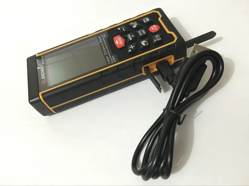 Лазерный дальномер лазер SNDWAY цифровая лента USB цветной дисплей аккумуляторный 70