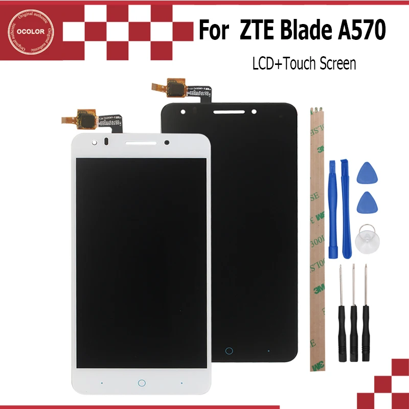 Ocolor для zte Blade A570 T617 A813 протестированный ЖК дисплей и инструмент ремонта