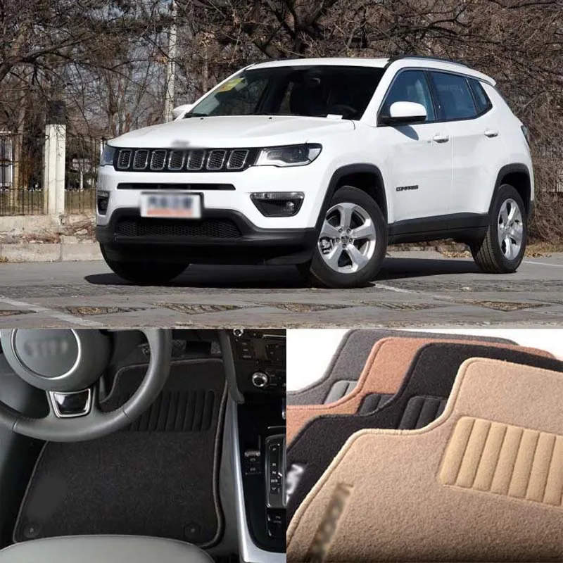 Противоскользящие коврики для Jeep Compass 2007 2020|floor mat|jeep carpetsauto carpet |