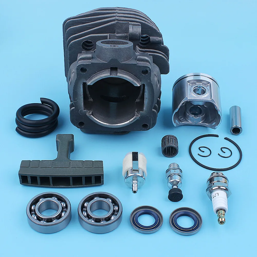 

Nikasil 47mm Cylinder Piston Kit For Jonsered 2156 2159 CS2156 CS 2156 EPA CS2159 CS 2159 EPA Chainsaw Ball Bearing Gasket Set