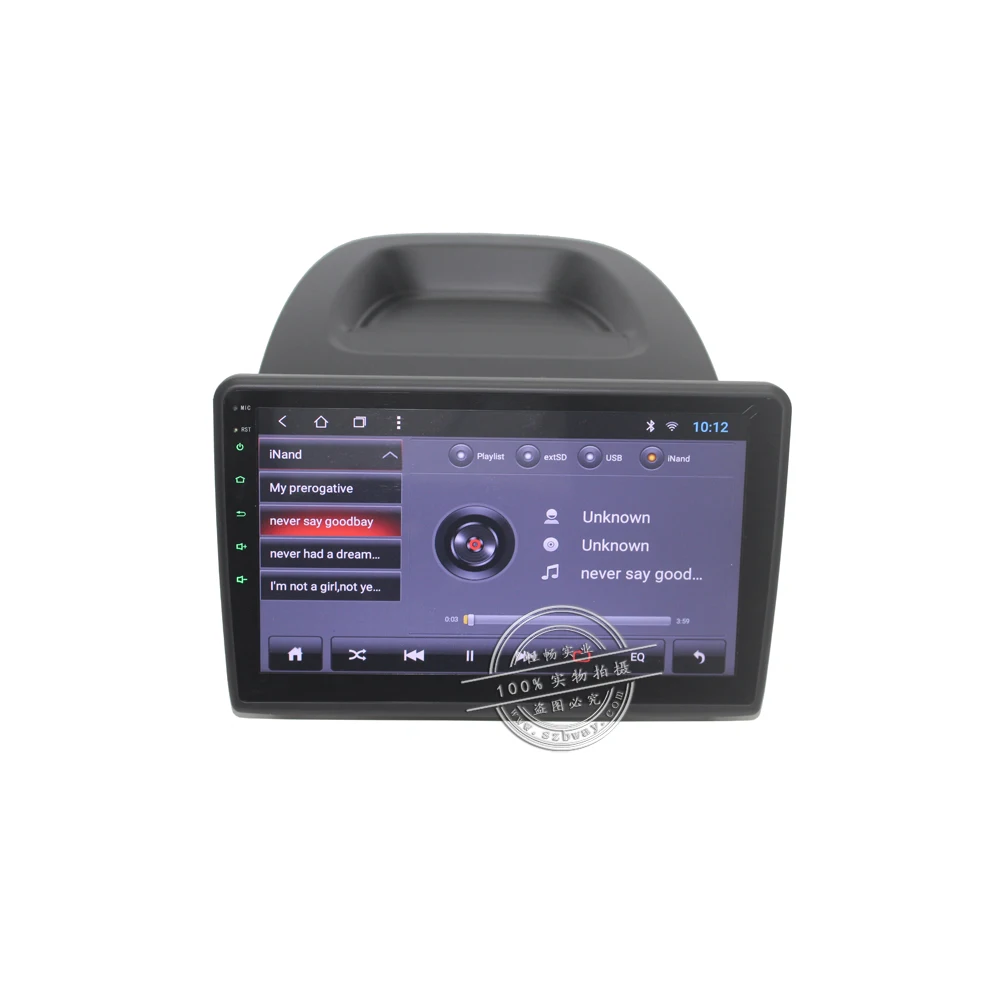 Bway 1" Автомагнитола стерео для Ford Ecosport четырехъядерный Android 7,1 автомобильный dvd gps плеер с 1 г ram, 16G iNand, bluetooth, wifi