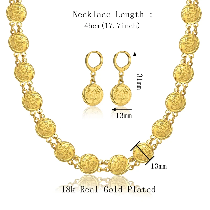 Женский винтажный комплект украшений вечерний из колье браслета и сережек